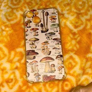 Mushroom Botanical Illustration iPhone 14 Case